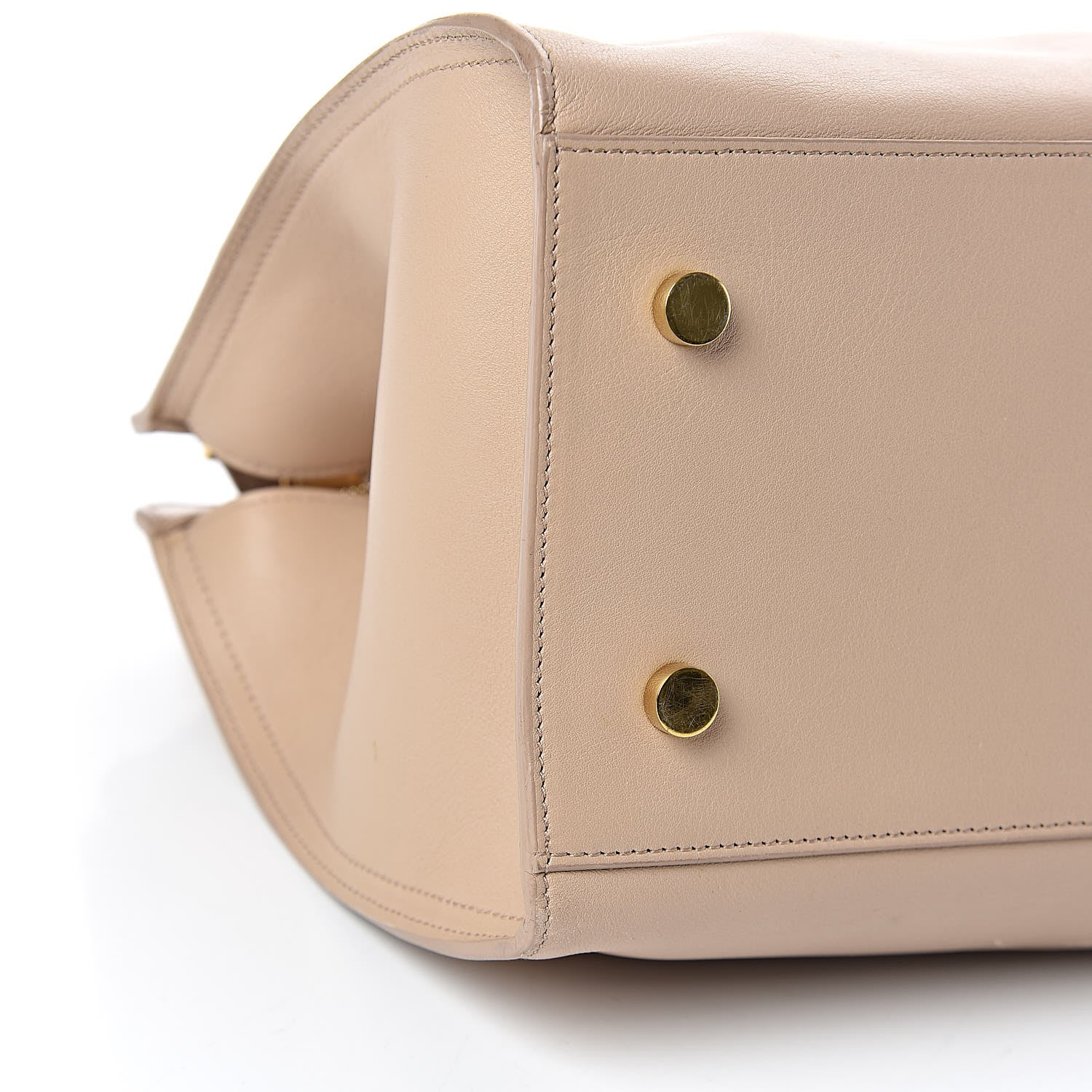 Saint Laurent Smooth Calfskin Small Monogram Cabas Beige 5 of 14