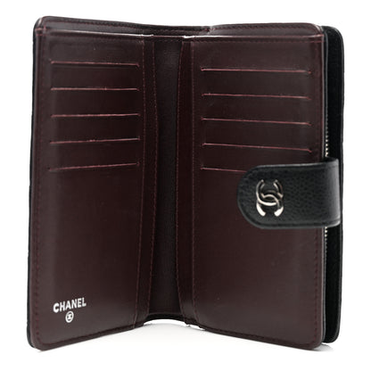Chanel Caviar Quilted CC French Wallet Black 6 of 8