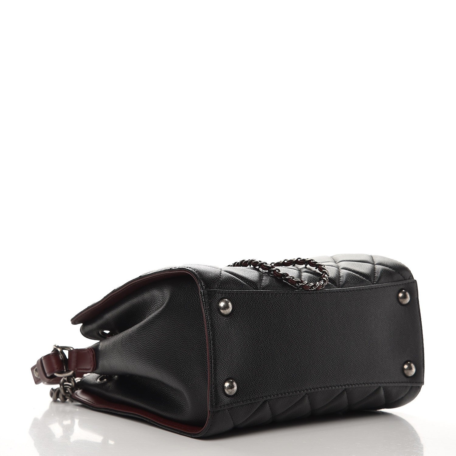 Chanel Caviar Quilted Small CC Bucket Bag Black 6 of 10