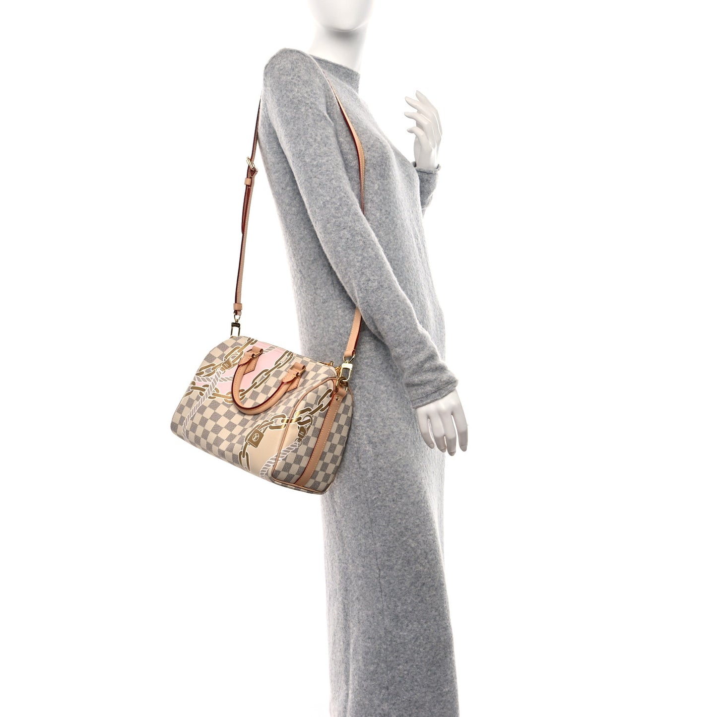 Damier Azur Nautical Speedy Bandouliere 25