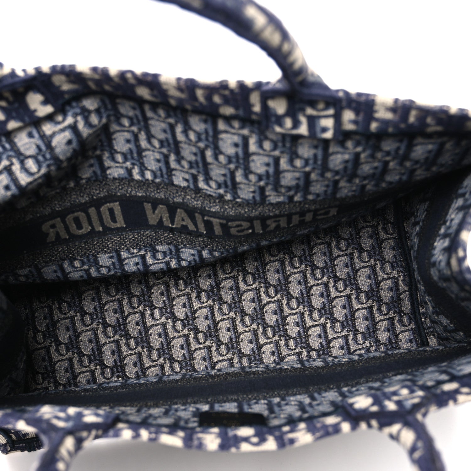Christian Dior Oblique Large Book Tote Blue Multicolor 1851059