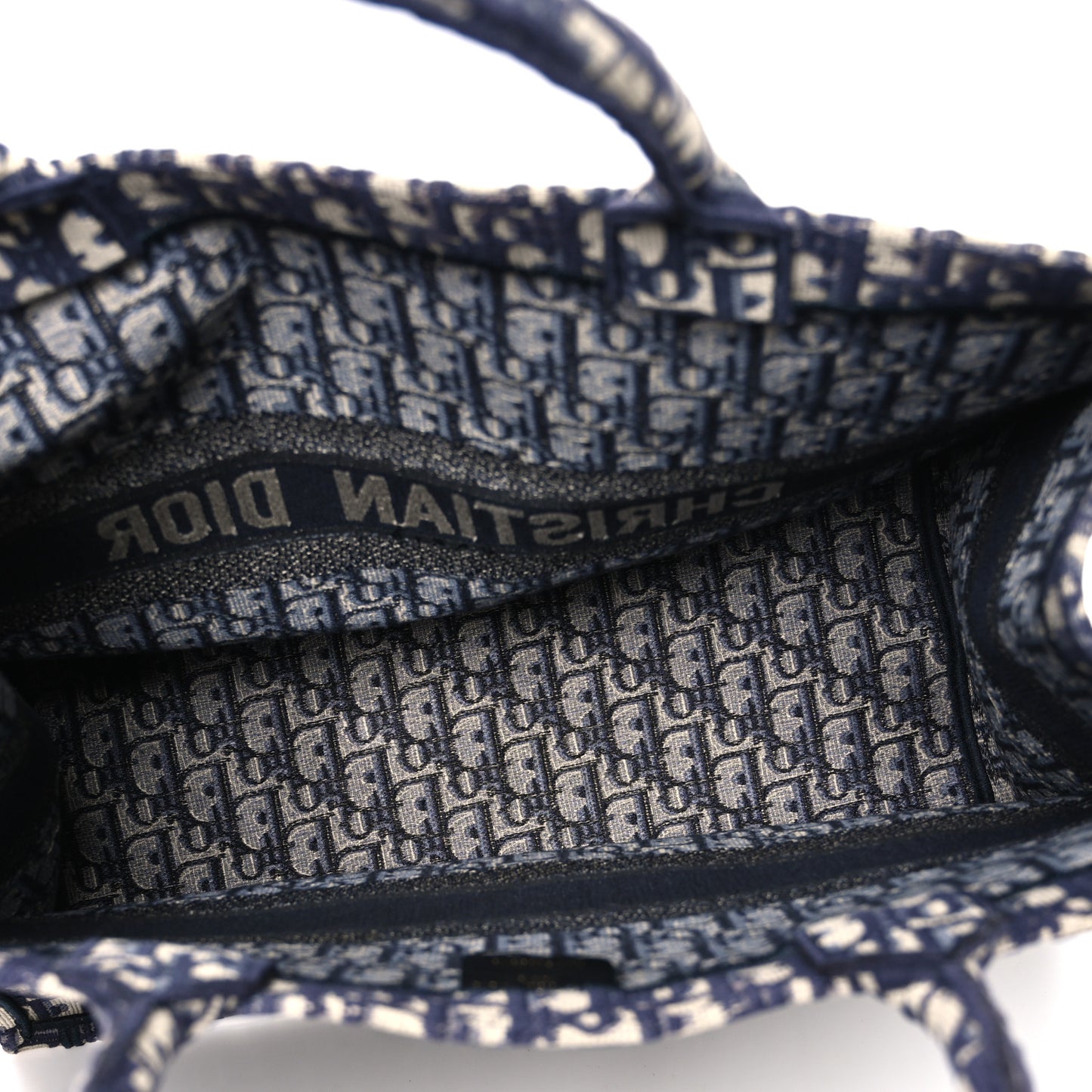 Oblique Large Book Tote Blue Multicolor