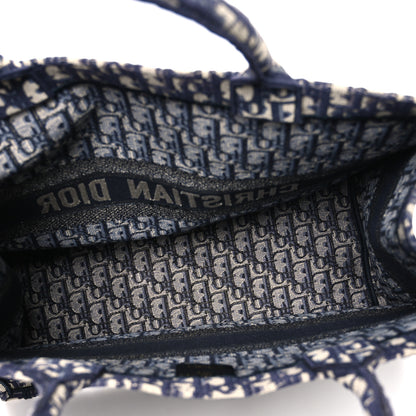 Christian Dior Oblique Large Book Tote Blue Multicolor 5 of 10