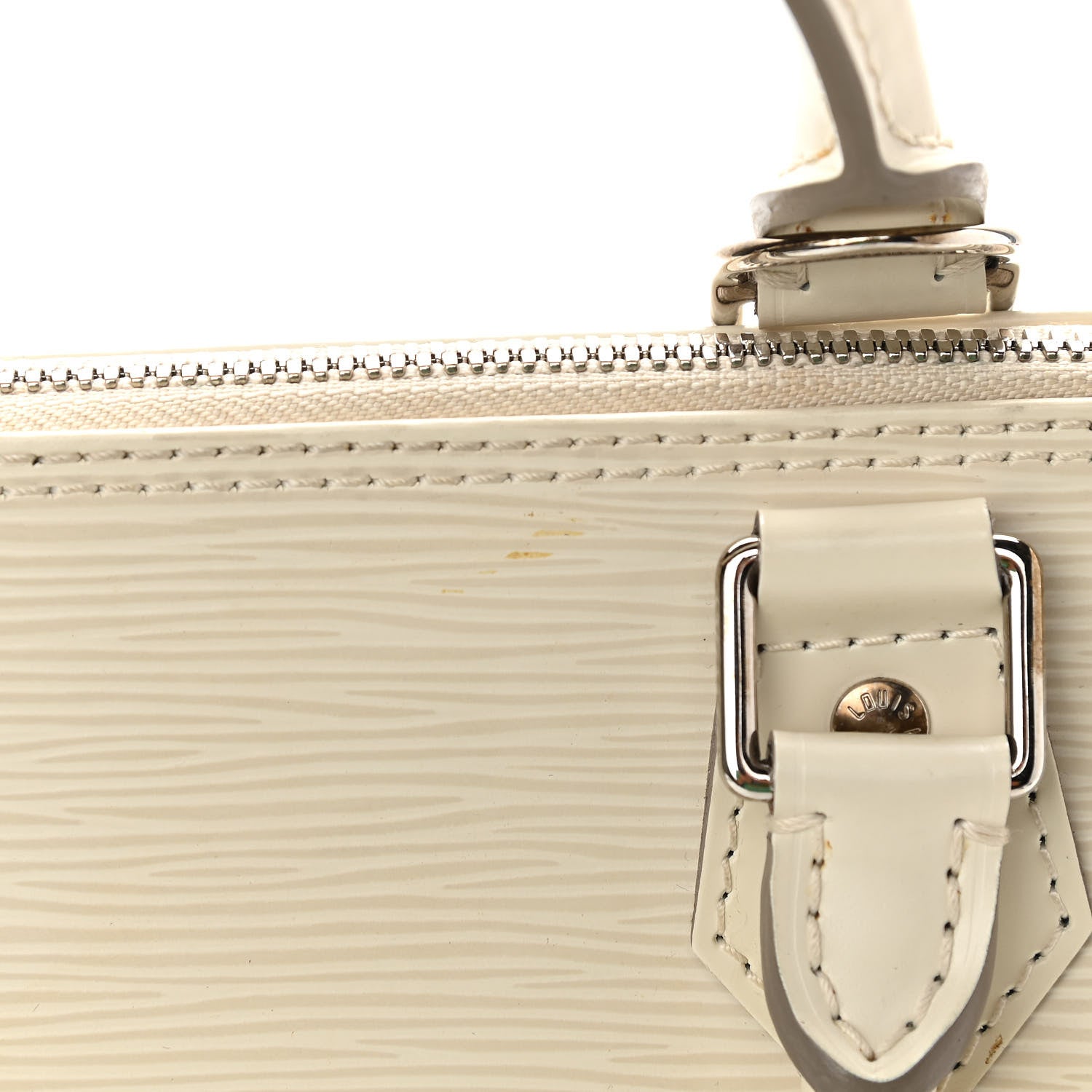 Louis Vuitton Epi Alma PM Ivory 12 of 13