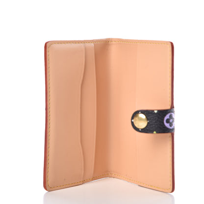 Louis Vuitton Monogram Multicolor Carnet de Bal Mini Agenda Cover Black 5 of 6