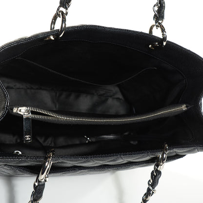 Chanel Caviar Quilted Grand Shopping Tote GST Black 5 of 7