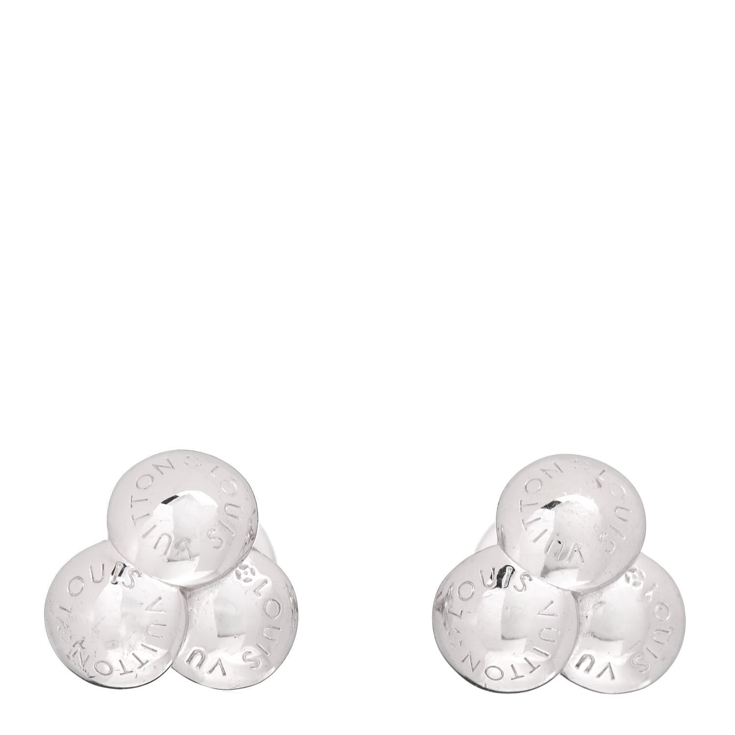 Louis Vuitton Sterling Silver Nail Rivet Cufflinks 1 of 5