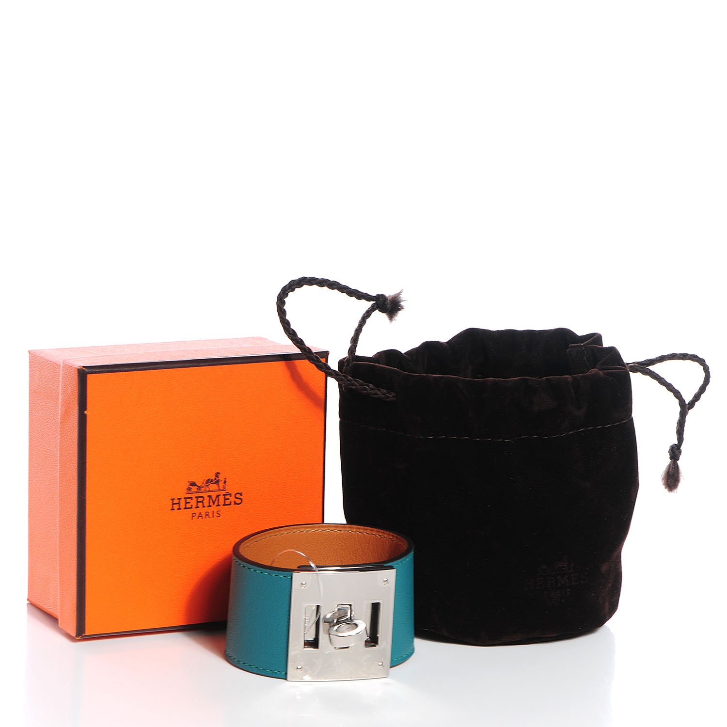 Hermes Swift Kelly Dog Bracelet Malachite 7 of 7