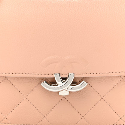 Chanel Caviar Quilted CC Box Flap Light Pink 8 of 10
