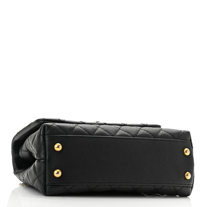 Chanel Caviar Quilted Mini Coco Handle Flap Black 4 of 9