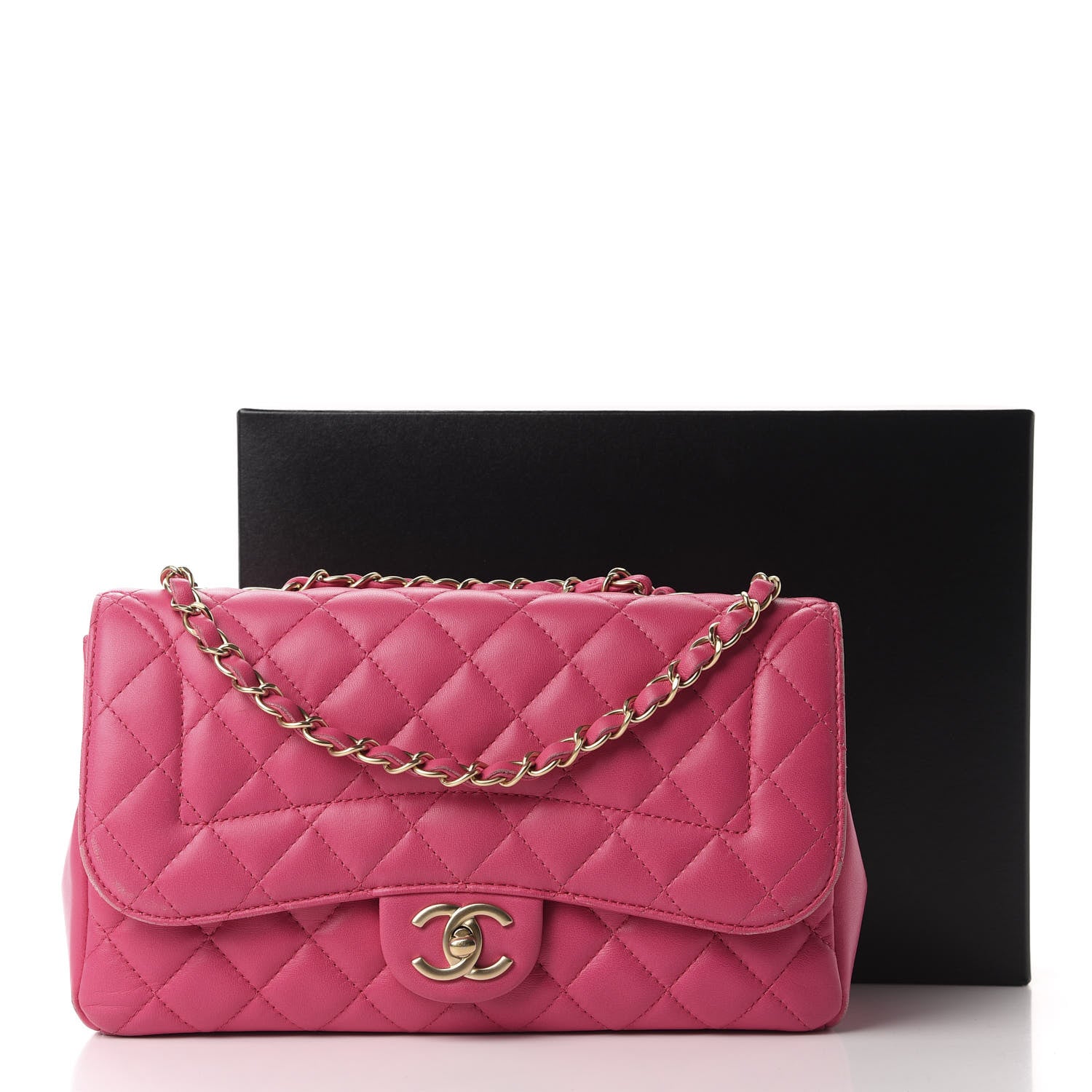 Chanel Lambskin Quilted Medium Mademoiselle Chic Flap Pink 19 of 19