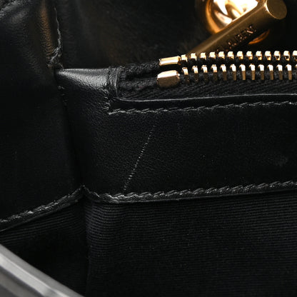 Saint Laurent Calfskin Y Quilted Monogram Large Loulou Shopper Black 12 of 17
