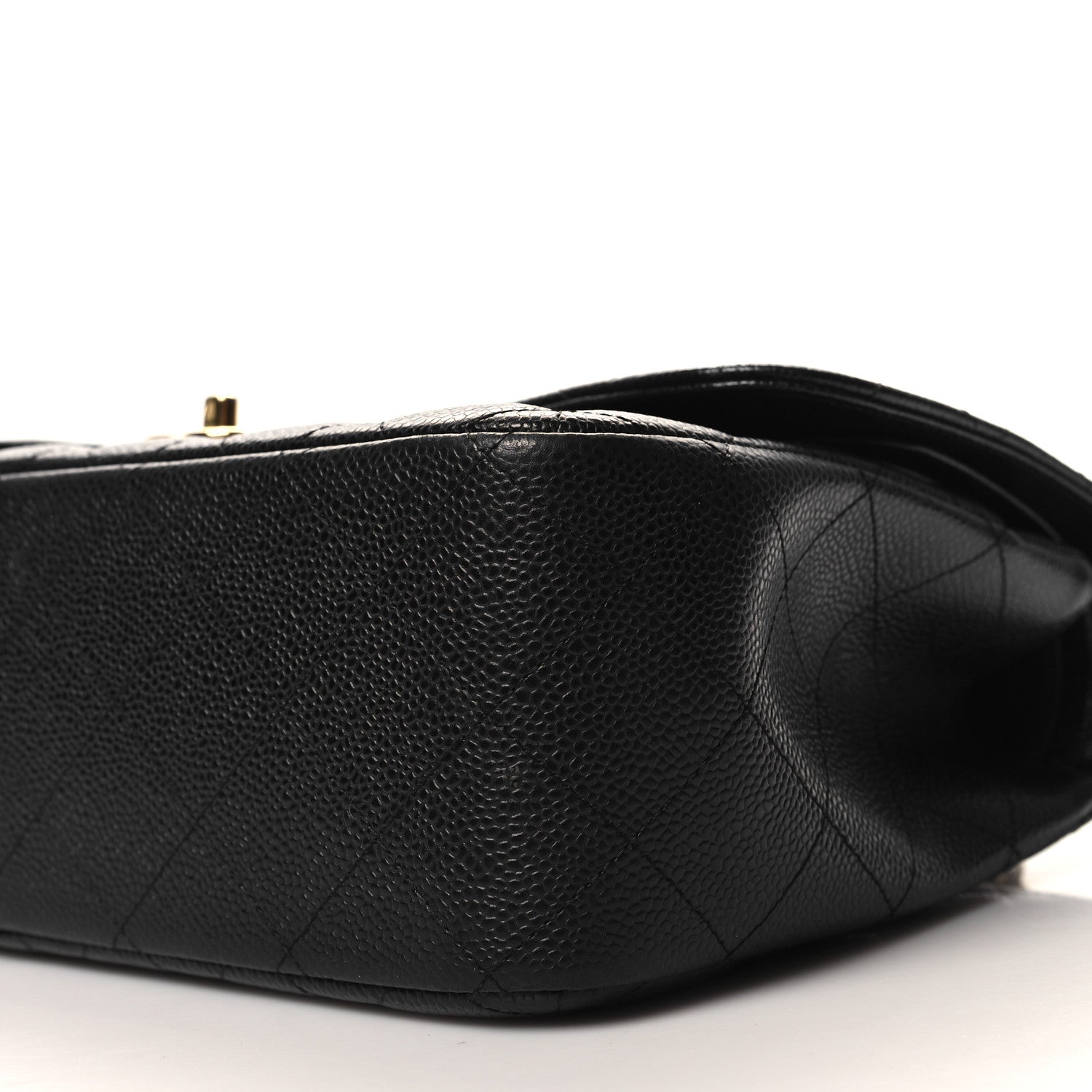 Chanel Caviar Quilted Jumbo Double Flap Black 10 of 13