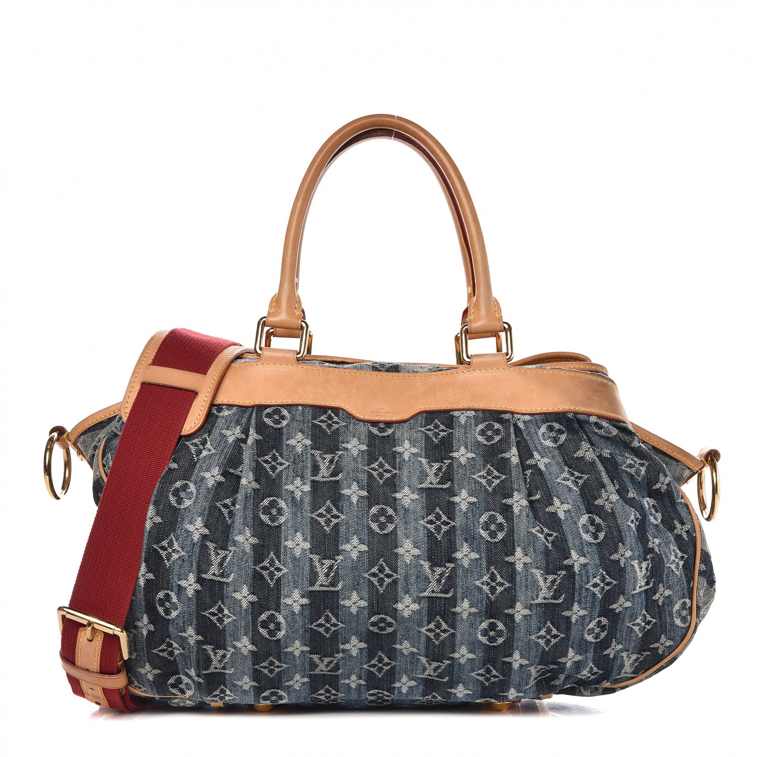 Louis Vuitton Denim Raye Cabas GM 1 of 17