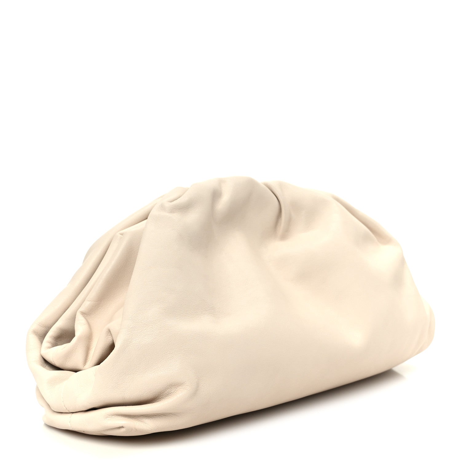 Bottega Veneta Smooth Butter Calf The Pouch Oversized Clutch Mist 3 of 12