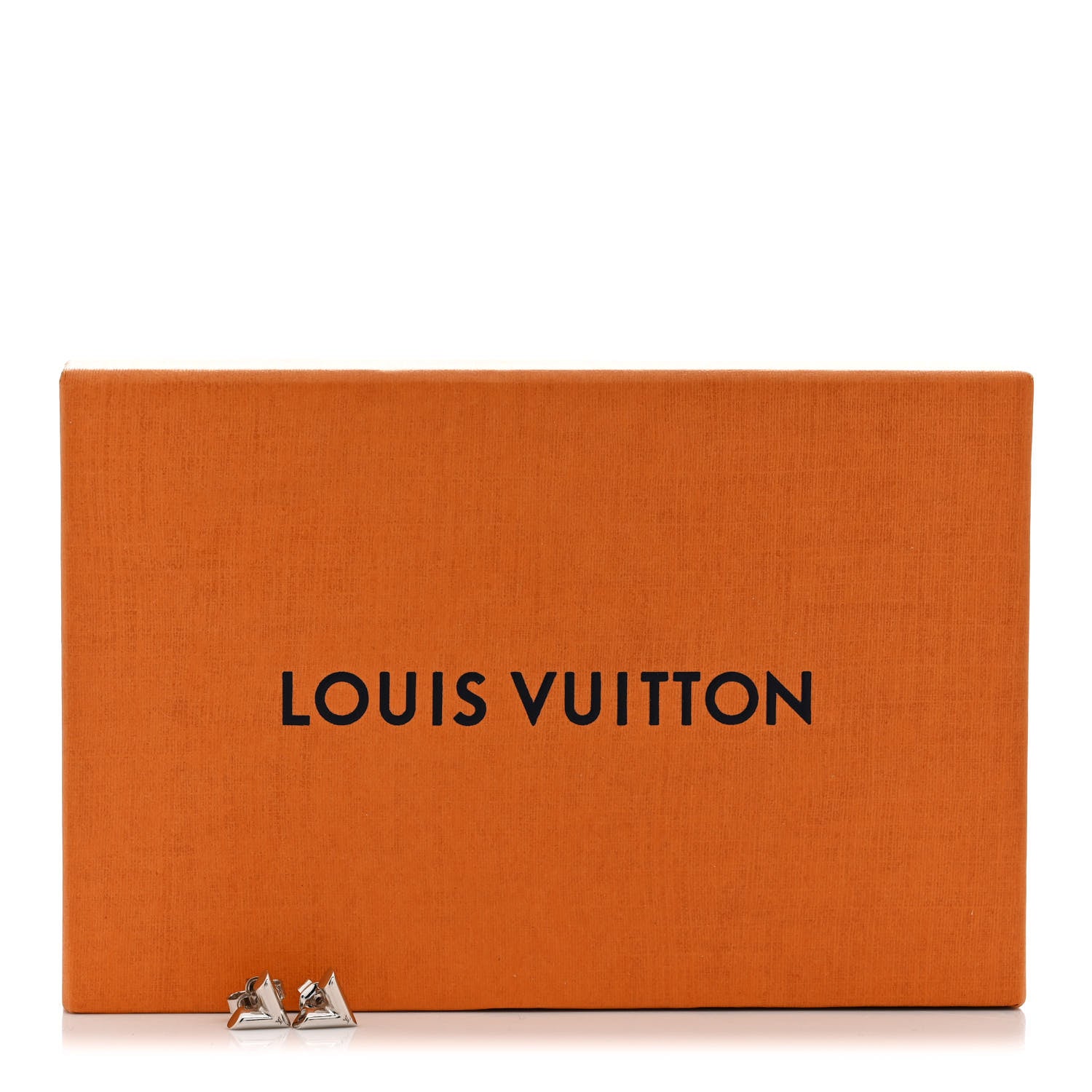 Louis Vuitton Essential V Stud Earrings Silver 5 of 5