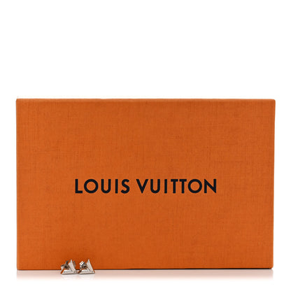 Louis Vuitton Essential V Stud Earrings Silver 5 of 5