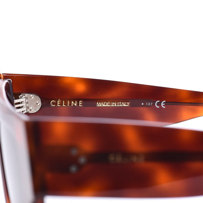 Celine Acetate Sunglasses CL40014I Dark Havana 6 of 6