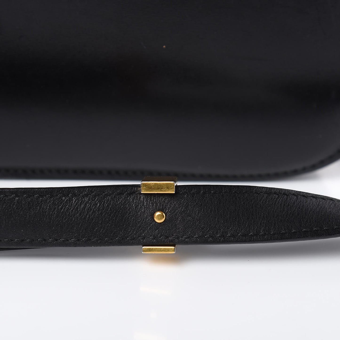 Smooth Calfskin Large Classic Box Flap Bag Black