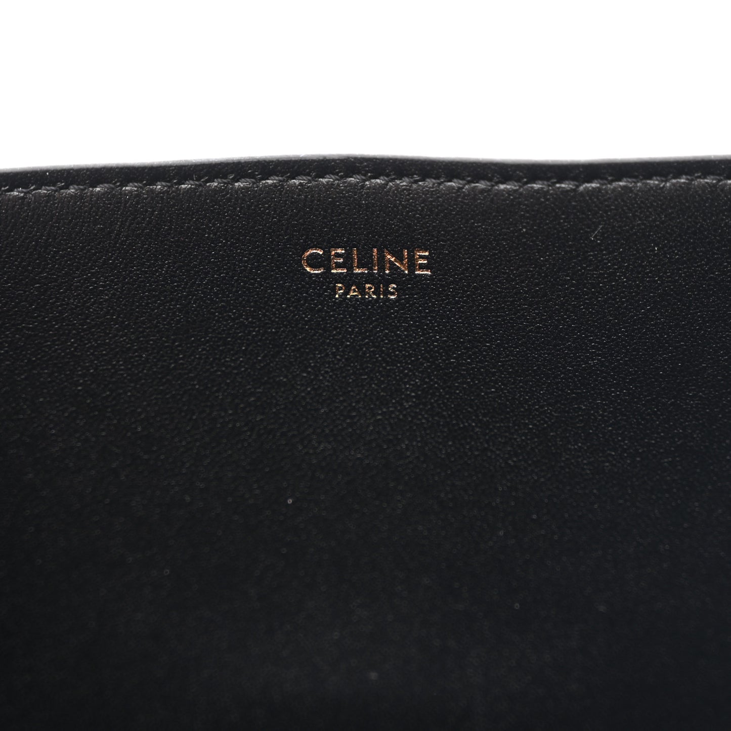 Smooth Calfskin Triomphe Medium Louise Bag Black