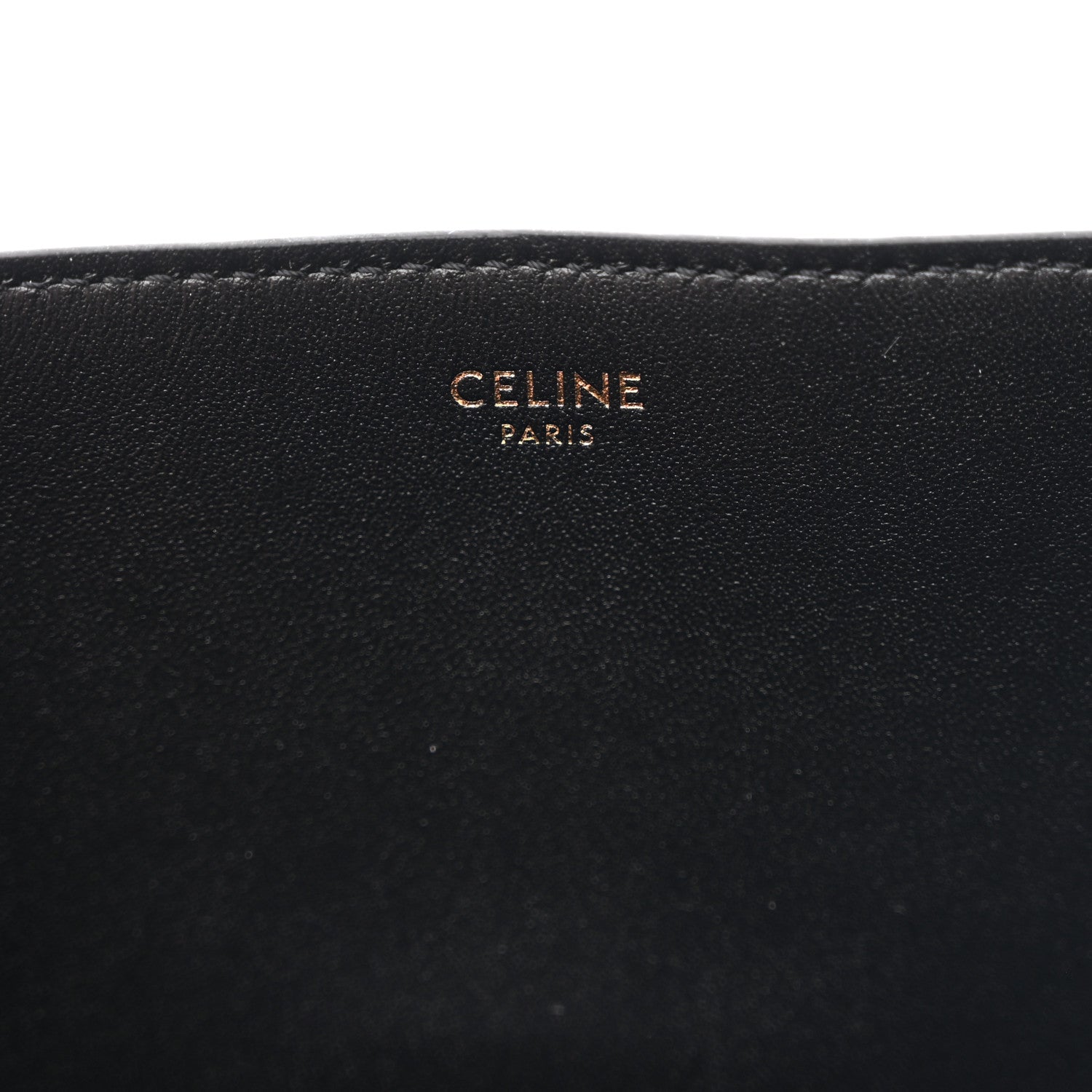 Celine Smooth Calfskin Triomphe Medium Louise Bag Black 7 of 10