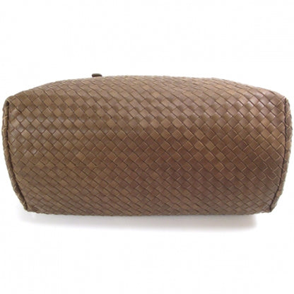 Bottega Veneta Leather Intrecciato Roma Tote Brown 4 of 11