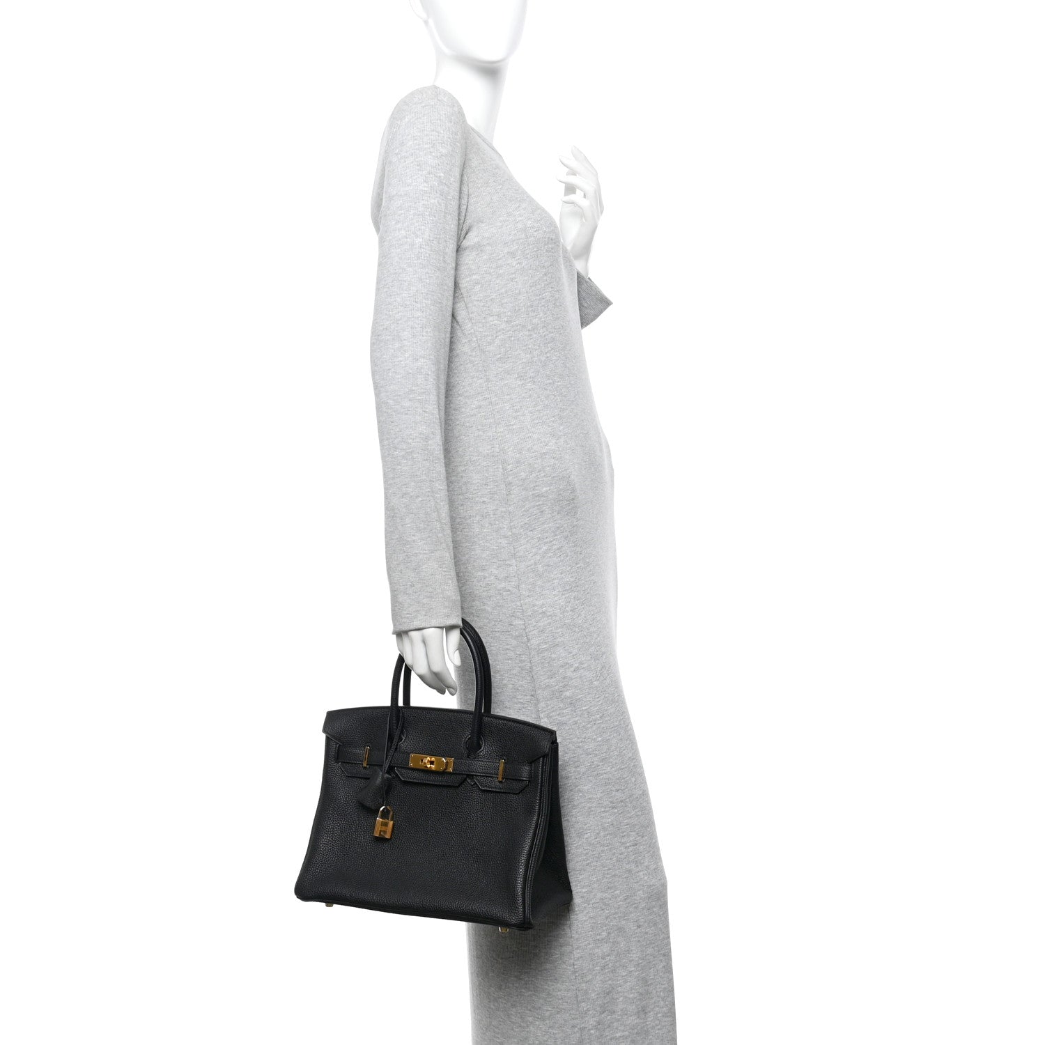 Hermes Togo Birkin 30 Black 2 of 10