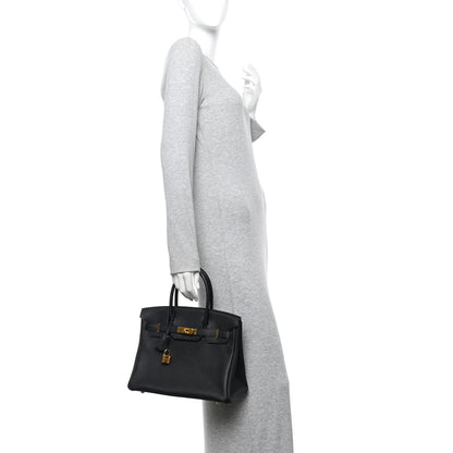 Hermes Togo Birkin 30 Black 2 of 10