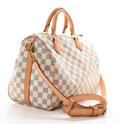 Louis Vuitton Damier Azur Speedy Bandouliere 30 3 of 9