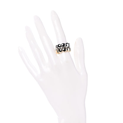 Cartier 18K Yellow White Gold Diamond Bubbles Ring 53 6.25 2 of 4