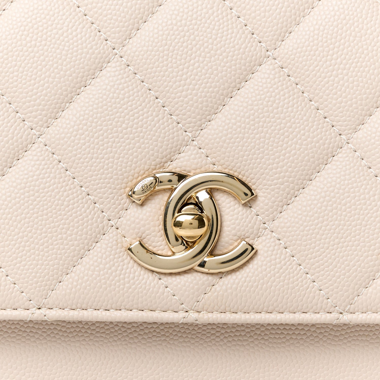 Chanel Caviar Quilted Medium Business Affinity Flap Light Beige 9 of 12
