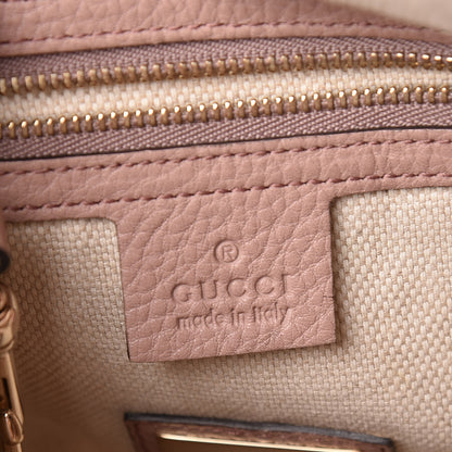 Gucci Pebbled Calfskin Small Soho Shoulder Bag Light Pink 6 of 11