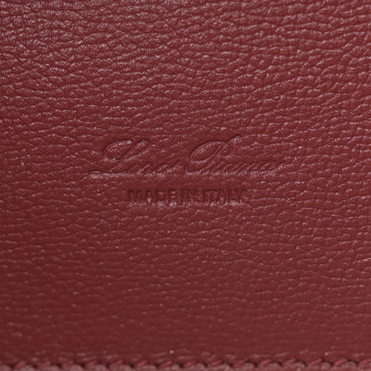 Loro Piana Saddle Calfskin Extra Bag L27 Azuki Beans 6 of 10