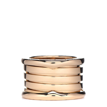Bulgari 18K Yellow Gold B.Zero1 Five-Band Anniversary Ring 49 4.75 1 of 7