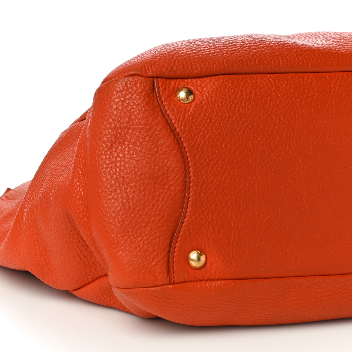 Vitello Daino Side Pocket Hobo Papaya