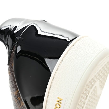 Louis Vuitton Patent Monogram Frontrow Sneakers 37.5 10 of 11