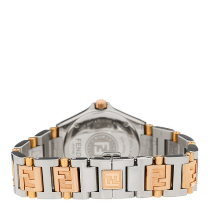 Fendi Stainless Steel Diamond Mother of Pearl 28mm 4600L Quartz Watch 3 of 4