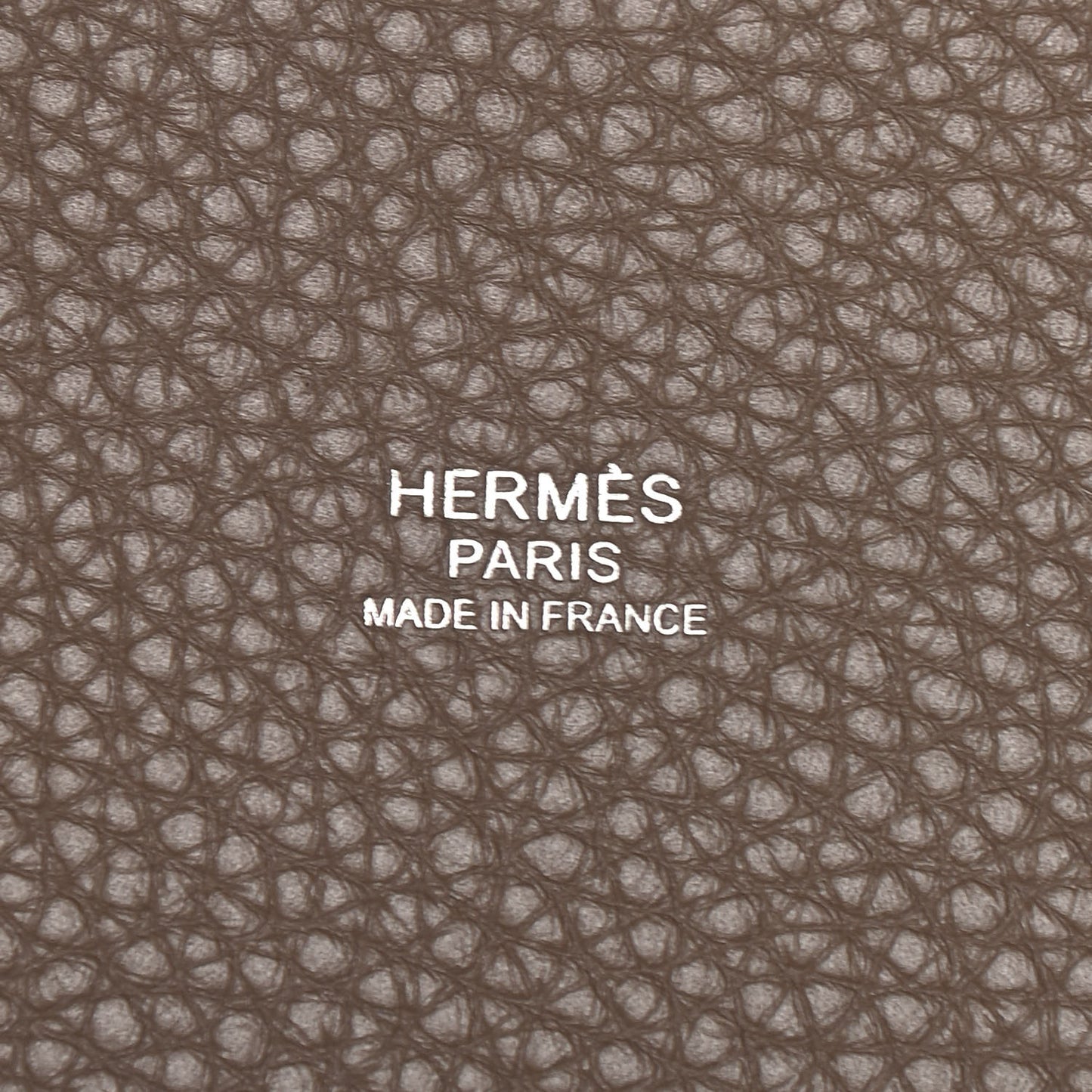 Taurillon Clemence Picotin Lock 18 PM Etoupe