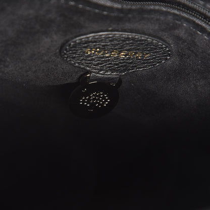 Mulberry Glossy Goatskin Small Lily Flap Black 7 of 8