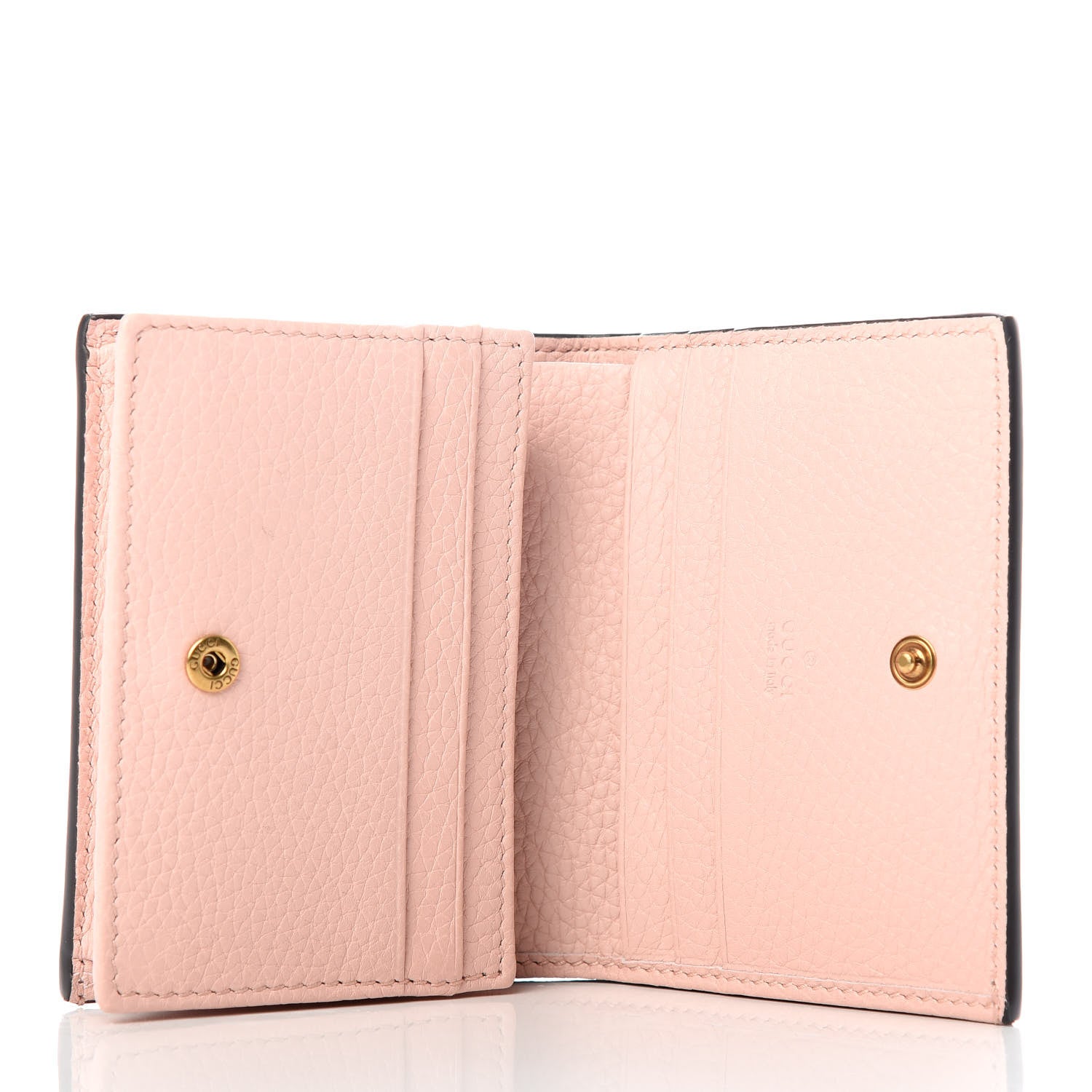 Gucci Cellarius Calfskin Blind for Love Animalier Card Case Perfect Pink 5 of 7