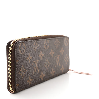 Louis Vuitton Monogram Clemence Wallet Rose Ballerine 3 of 9