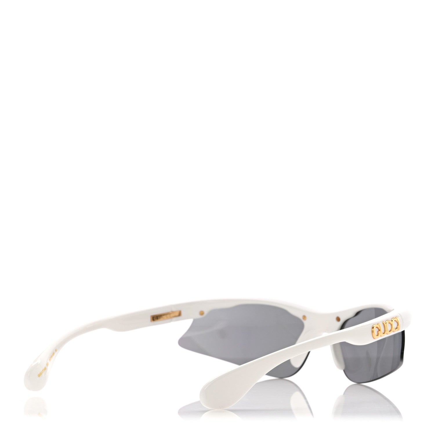 Gucci Mask Shaped Frame Sunglasses GG1774S White 1811291 Gucci Mask Shaped Frame Sunglasses GG1774S White 1811291