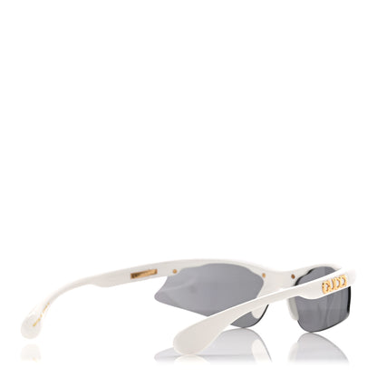 Gucci Mask Shaped Frame Sunglasses GG1774S White 5 of 9