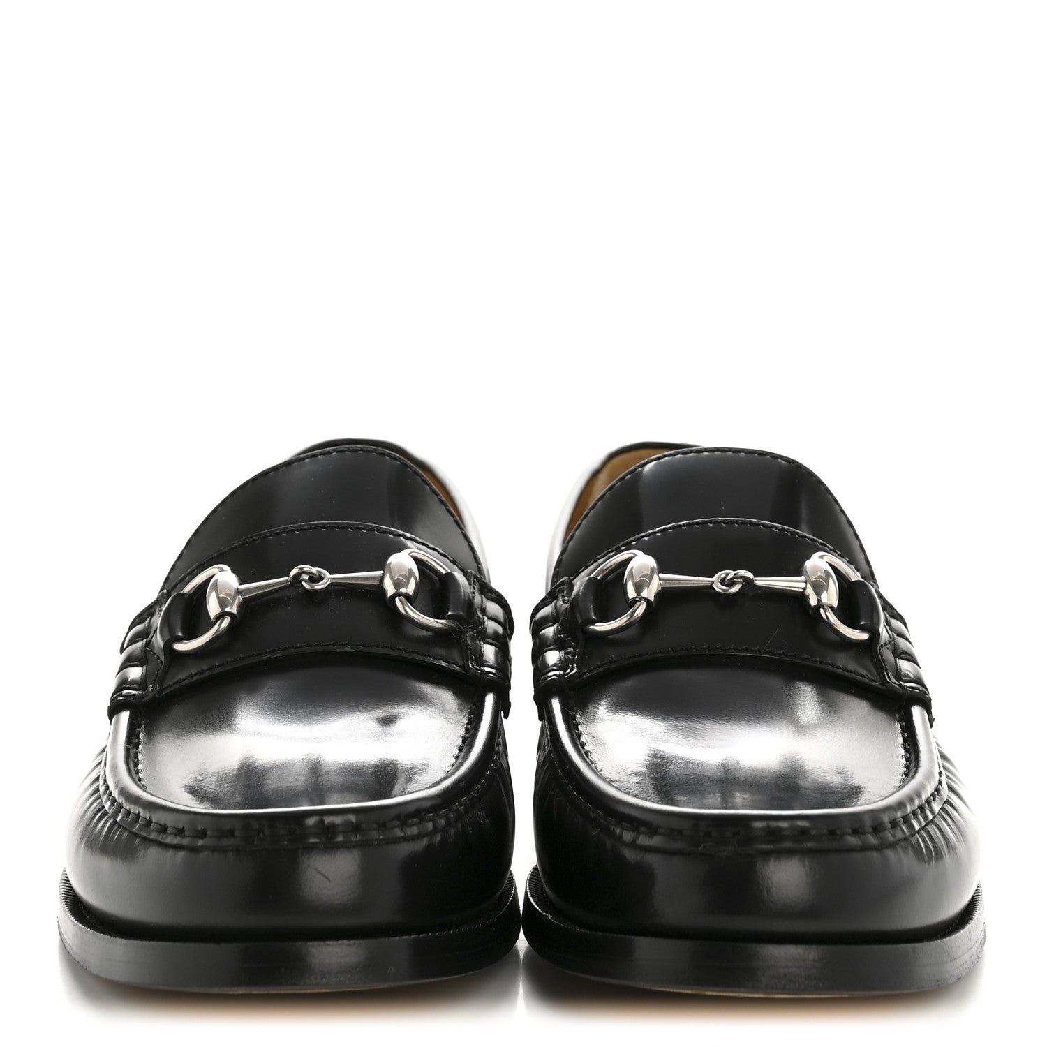 Gucci Millennial Ribot Mens Horsebit Loafers 9 Black 3 of 12