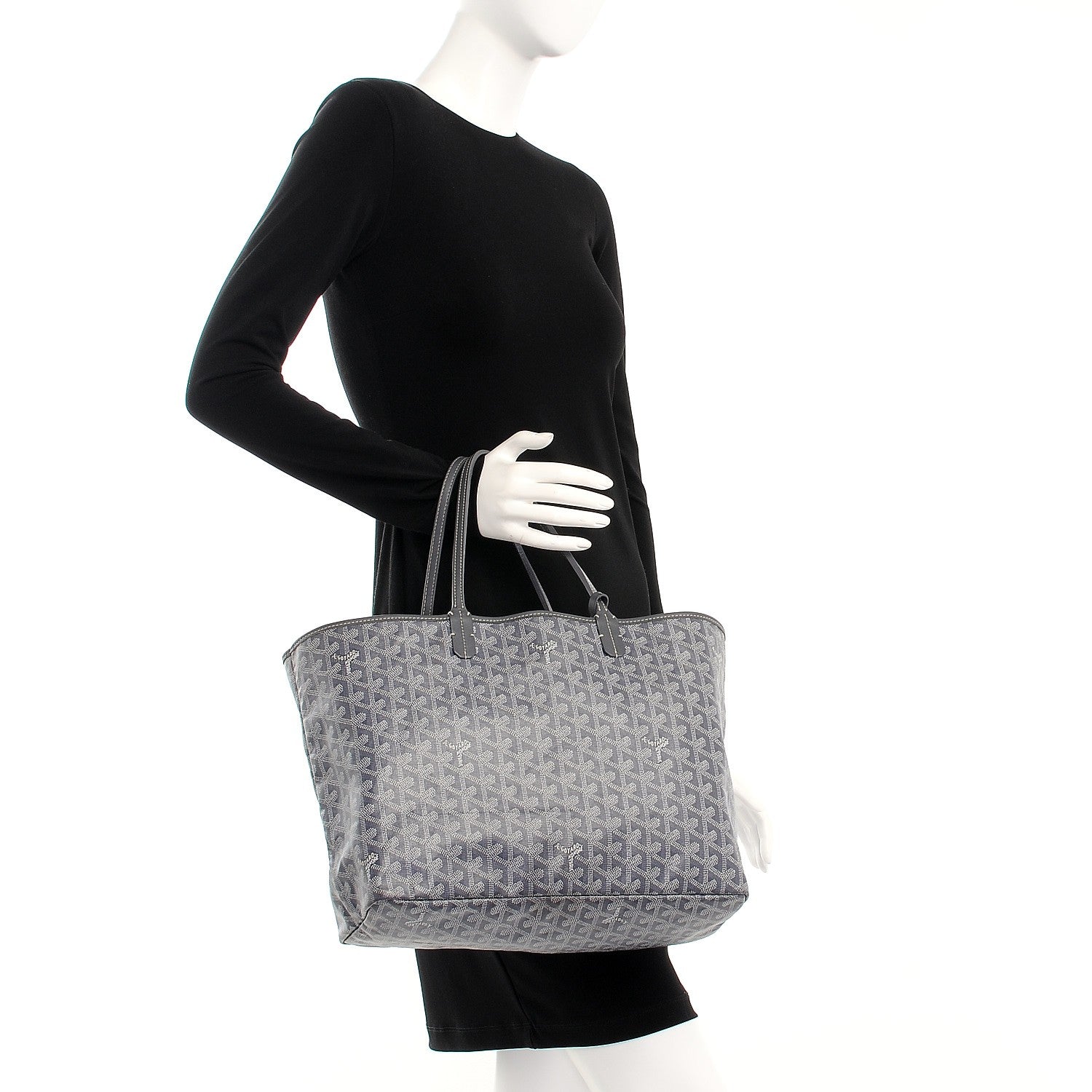 Goyard Goyardine Saint Louis PM Grey 2 of 8