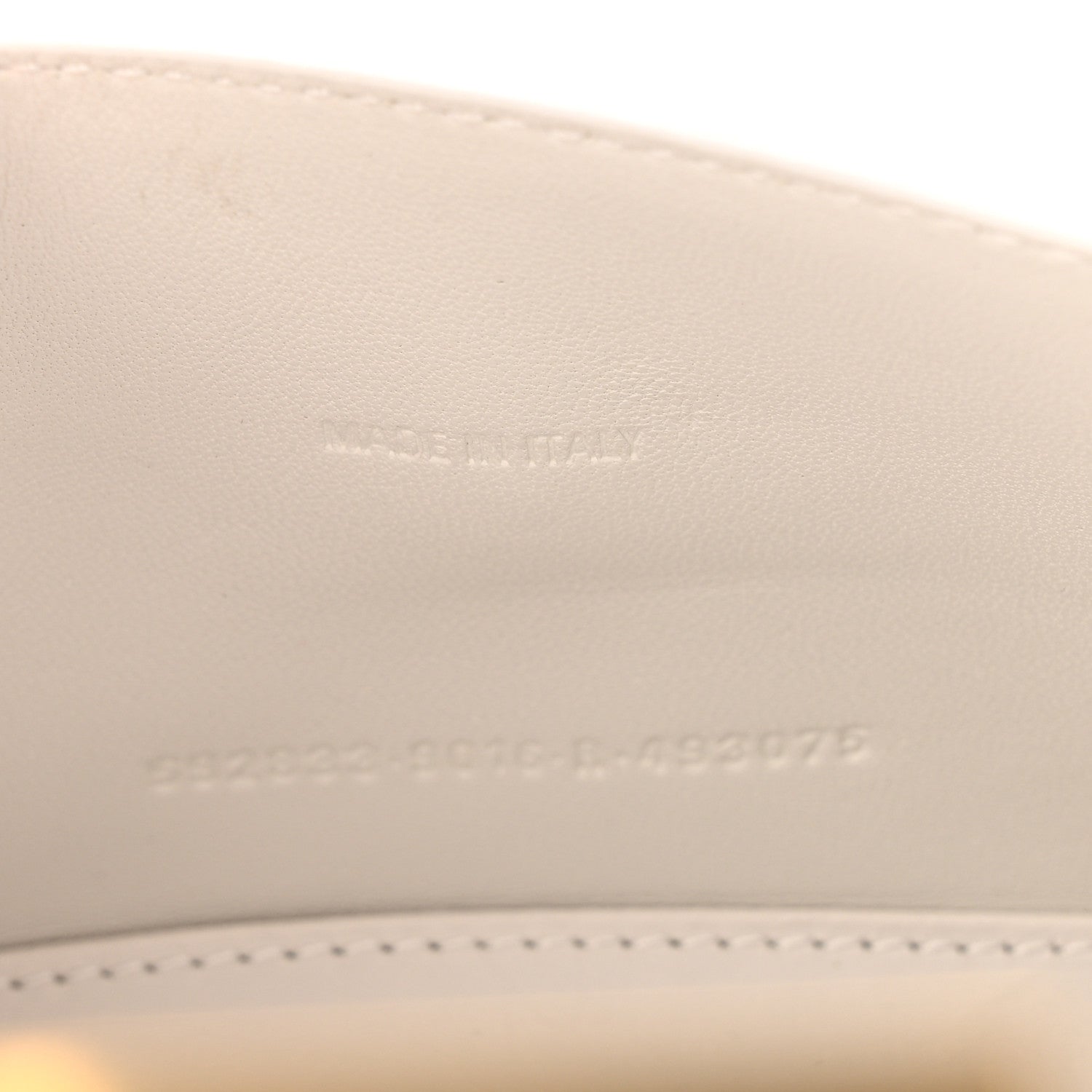 Balenciaga Shiny Calfskin Crocodile Embossed Hourglass Top Handle Bag XS White 7 of 12
