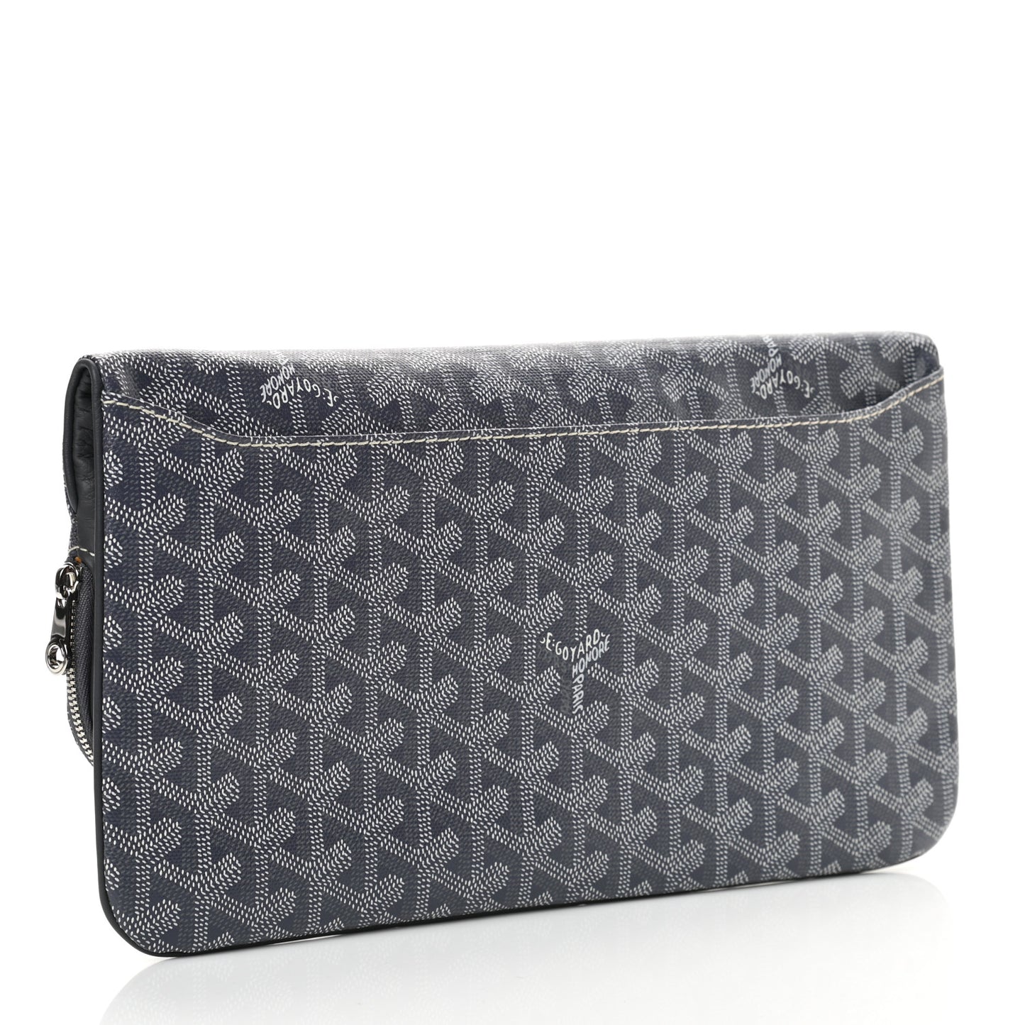 Goyardine Sainte Marie Soft Clutch Grey