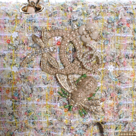Chanel Tweed Garden Party 2.55 Reissue 225 Flap Pastel 7 of 11