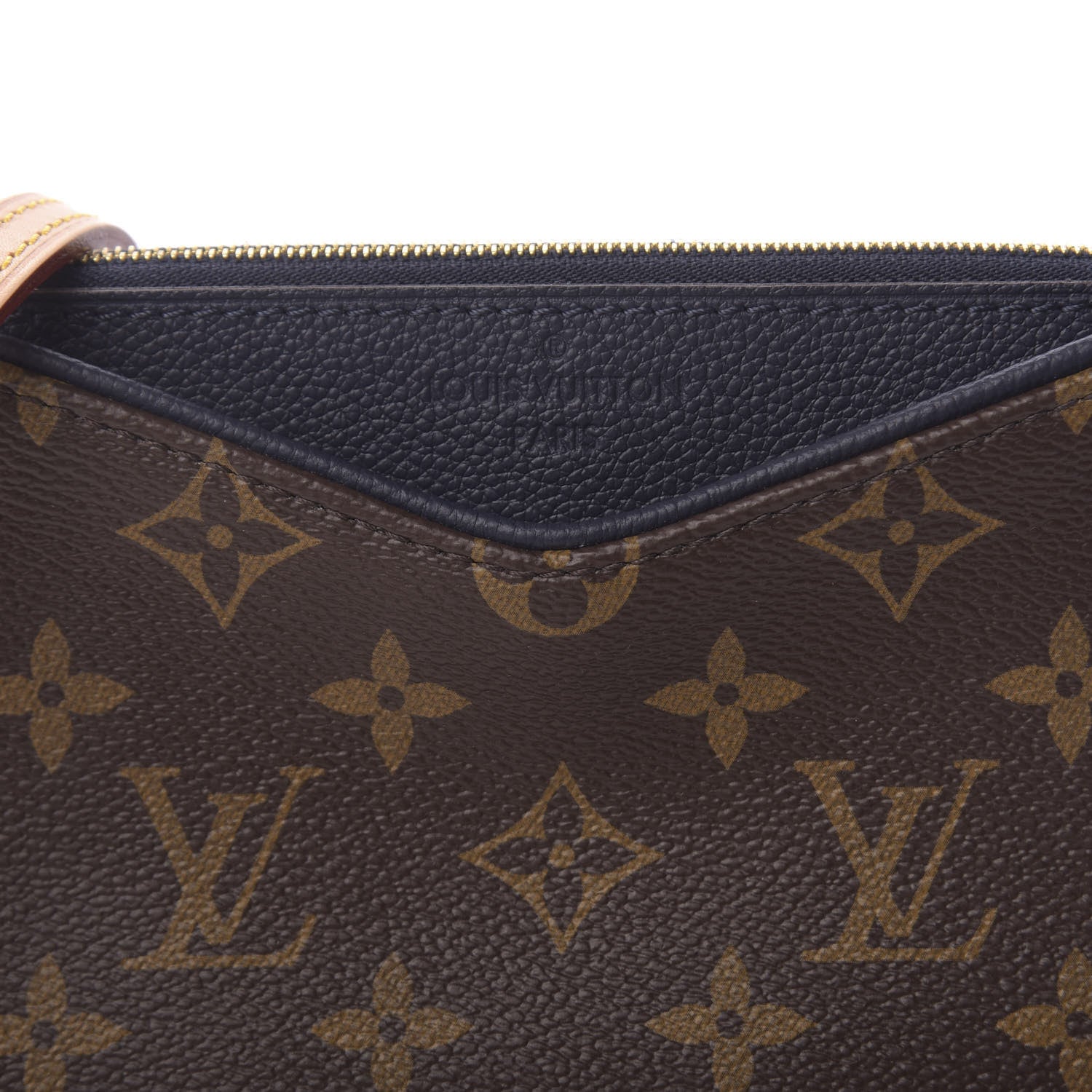 Louis Vuitton Monogram Pallas Clutch Blue Marine 9 of 10
