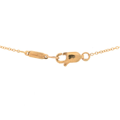 Tiffany 18K Yellow Gold Diamond Heart Pendant Necklace 5 of 5